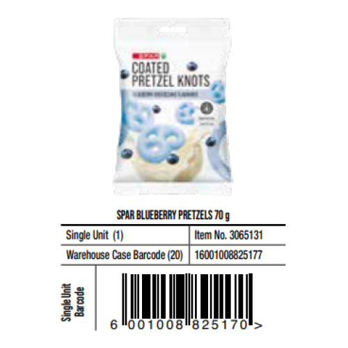 SPAR PRETZ B/BERRY CHEESECAKE 70Gx20(RF)